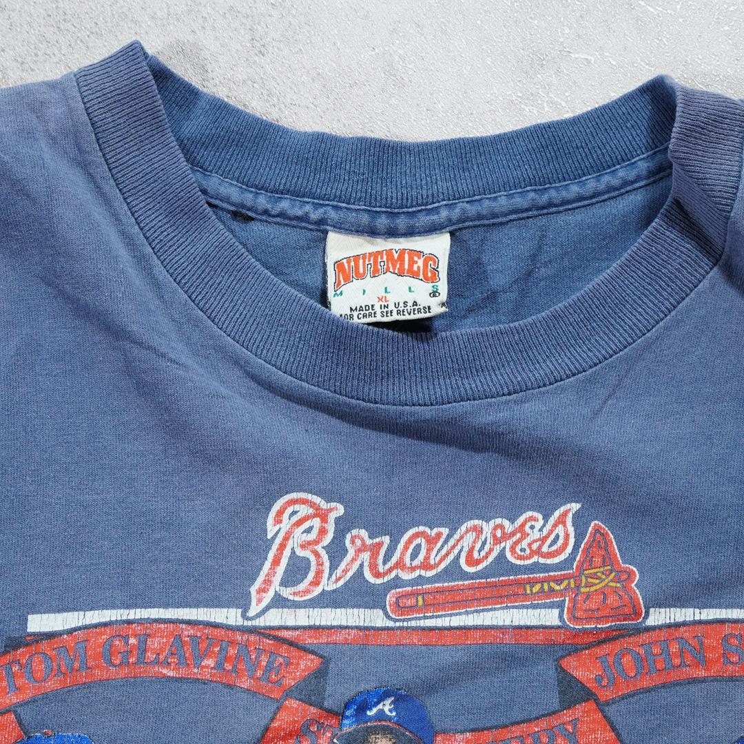 90s USA製 MLB アトランタ・ブレーブス メジャーリーグ Tシャツ