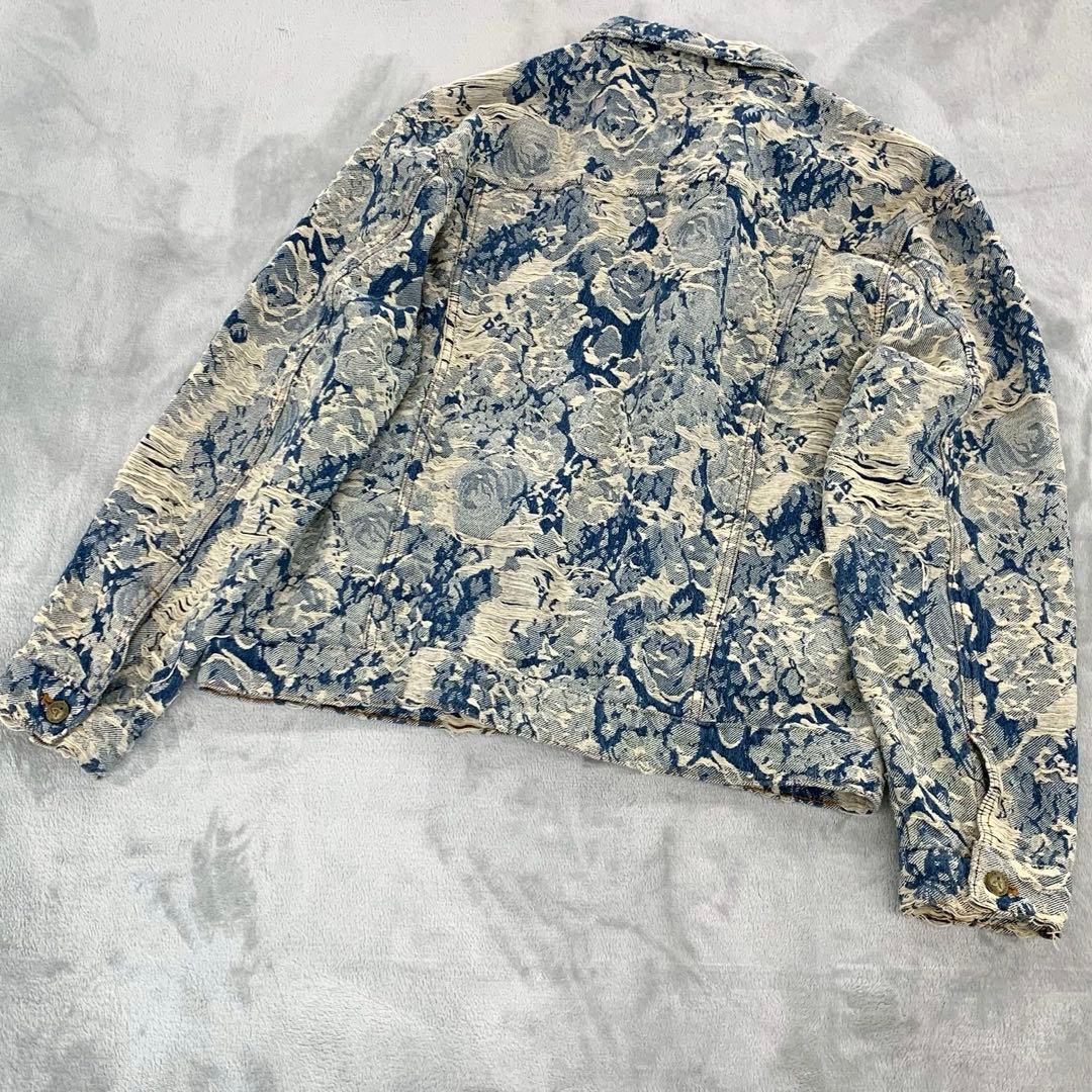 YASUYUAN ヤスユアン ジャガード デニムジャケット サイズXL