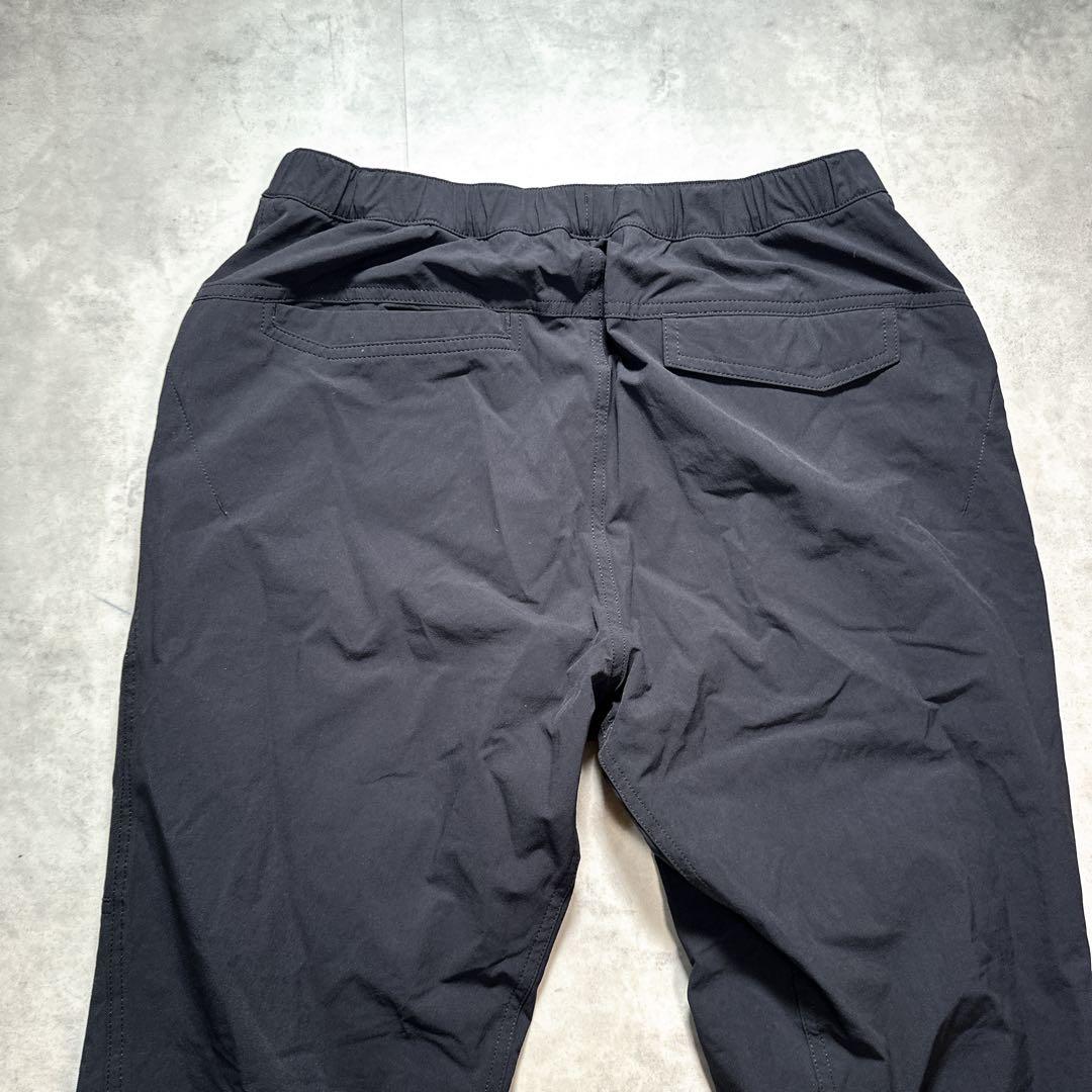 Marmot マーモット ワークパンツ 刺繍ロゴ ブラック 黒 ロゴベルト XL