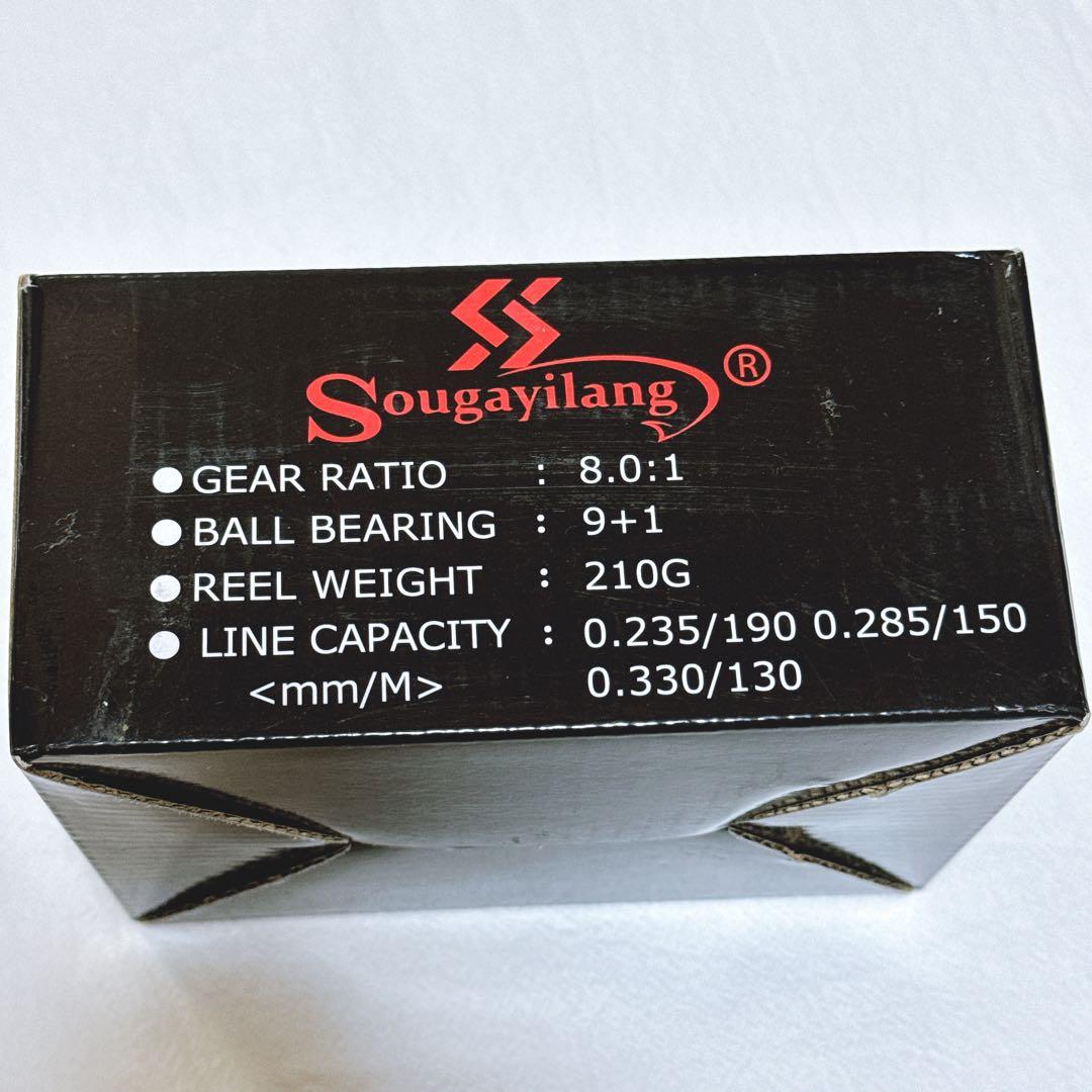 Sougayilang ペイトキャスティングリール 左 左ハンドル 魚釣り