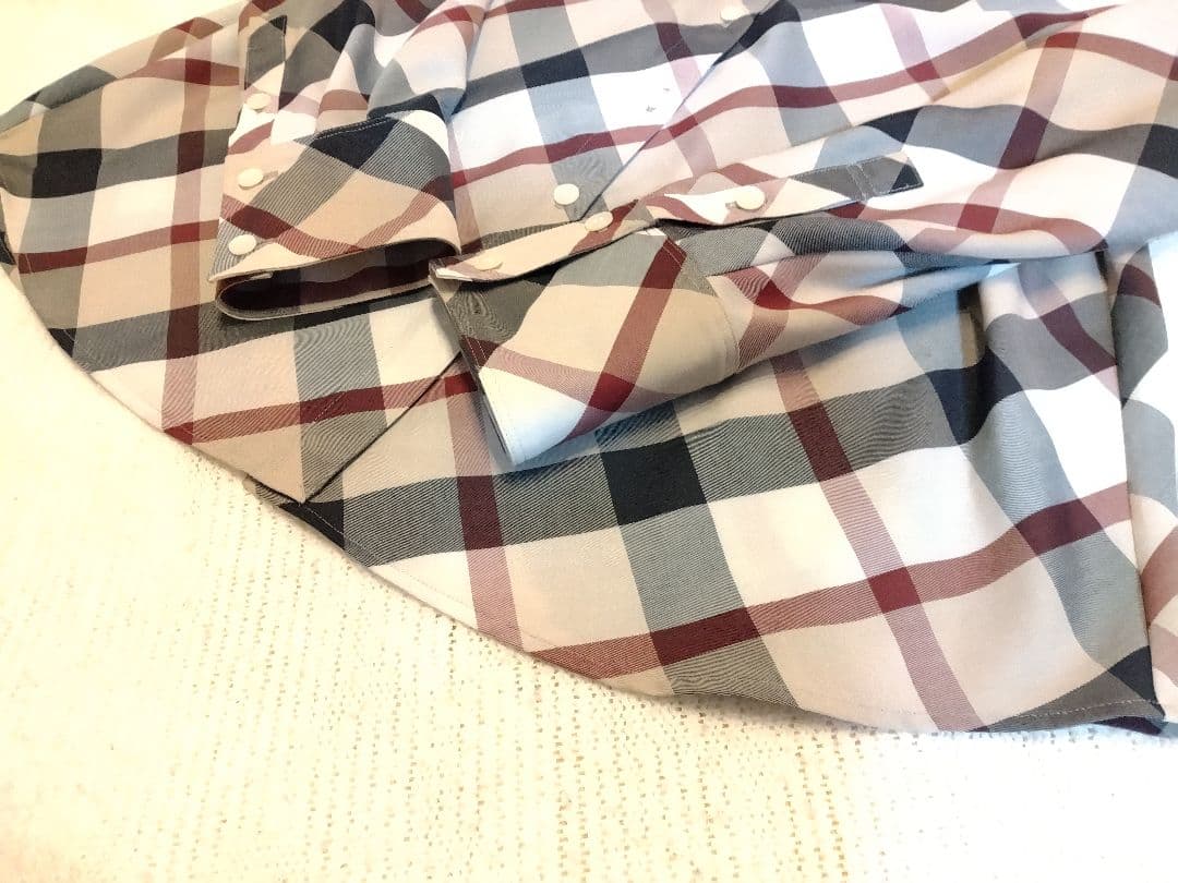 【美品】BURBERRY ブルーレーベル　チェックシャツ（長袖）サイズ38
