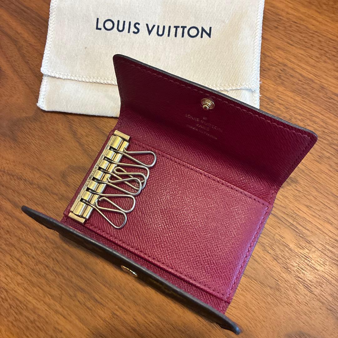 LOUIS VUITTON ミュルティクレ6 モノグラム フューシャ キーケース