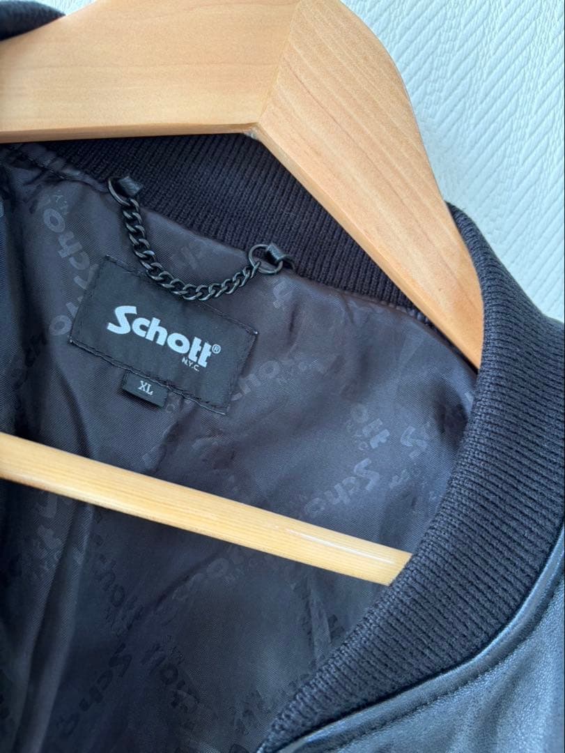 【極美品】 Schot LEATHER JACKET BOWERY XL