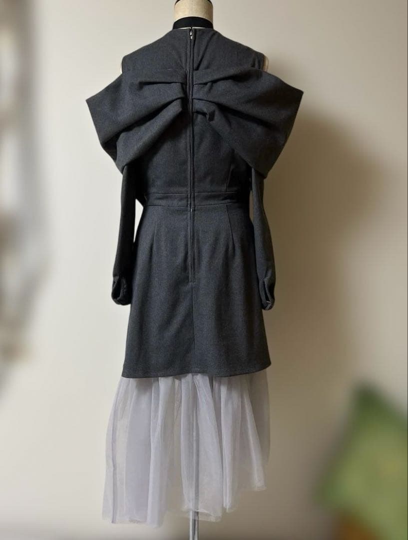Jasmine☆ 専用 Tulle docking ribbon dress