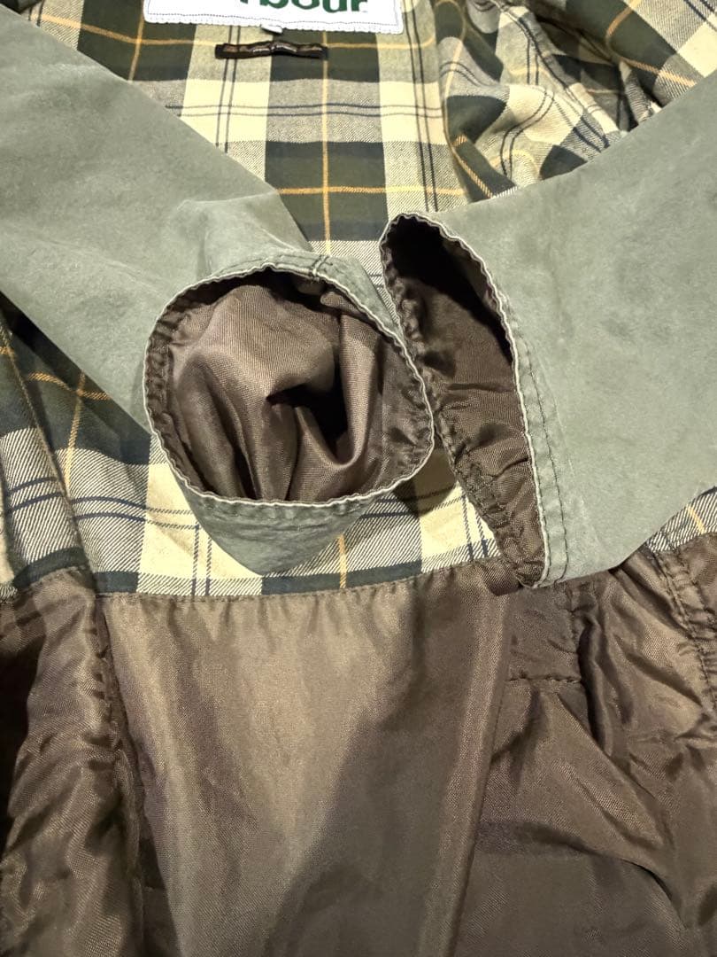 barbour　白タグ　ビデイル　ウォッシュド　セージ　38