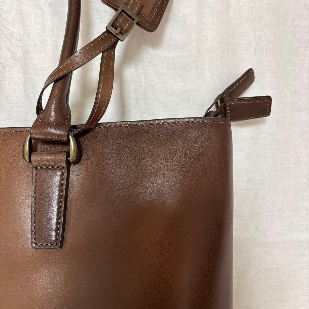 【A2SHI出品】マザーハウス　アンティークスリムトート