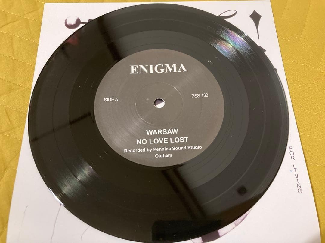 JOY DIVISION 7インチ 新品　ポストパンク　post punk