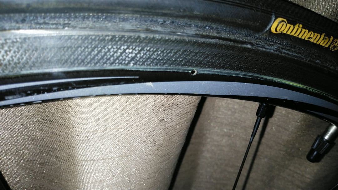 SHIMANO WH-9000 C24TU 前輪難あり