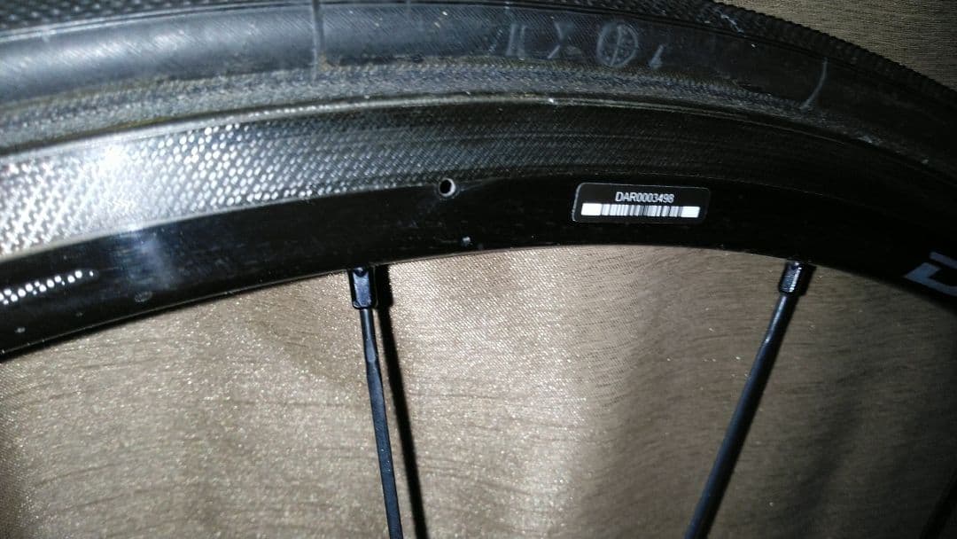 SHIMANO WH-9000 C24TU 前輪難あり