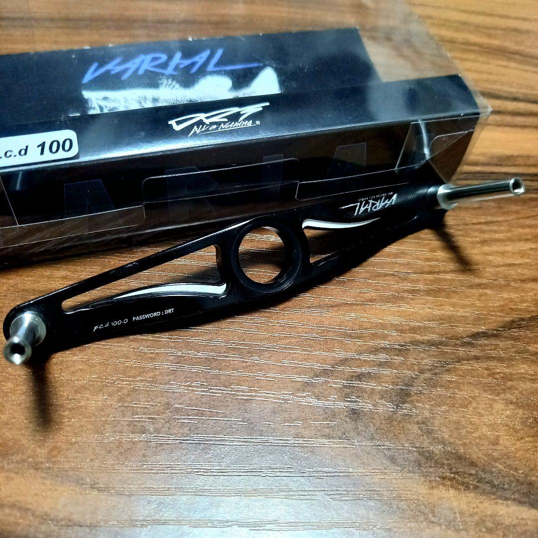 DRT、バリアルハンドル100、ブラック、VARIAL p.c.d 100