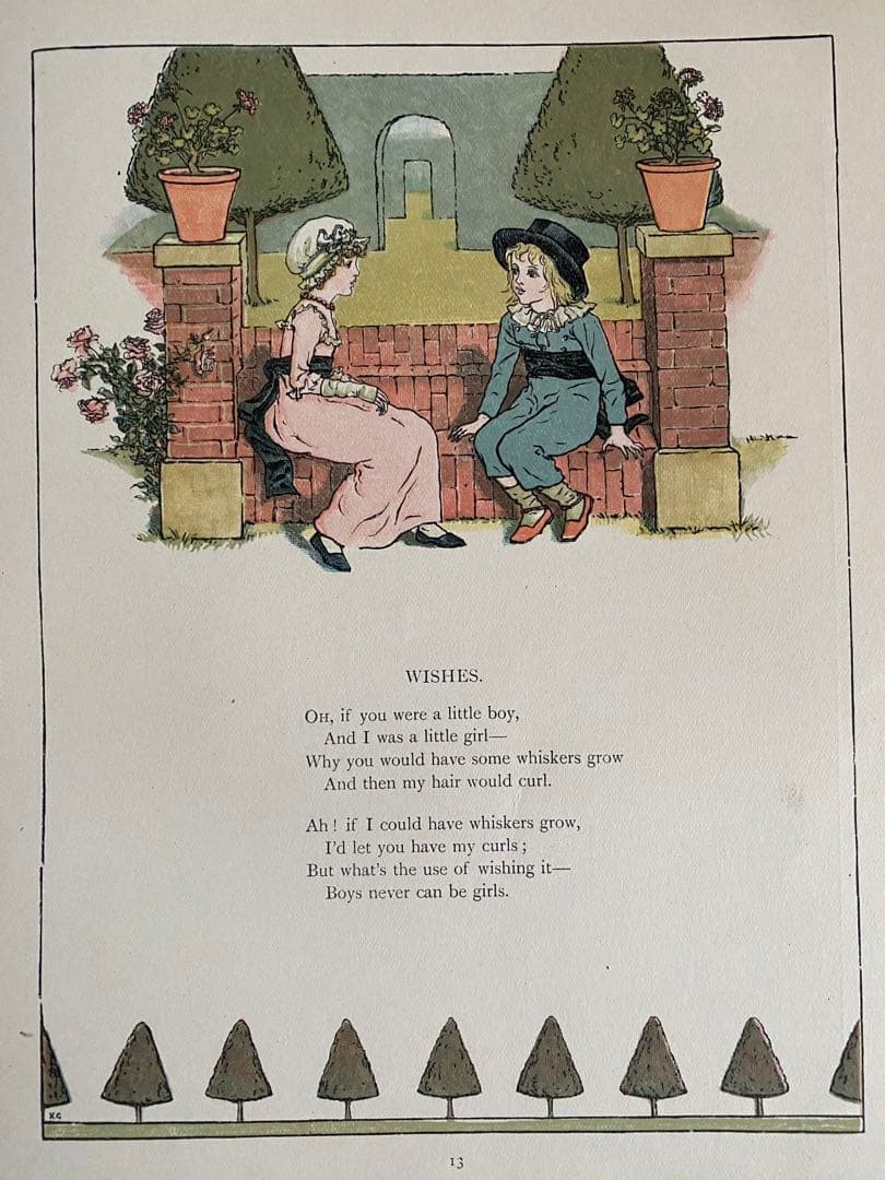 MARIGOLD GARDEN ケイト・グリーナウェイ 1885年と1920年代