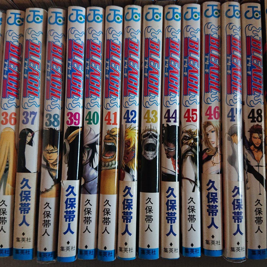 BLEACH 第1巻から第74巻 初版 半数程 1巻は初版では無い
