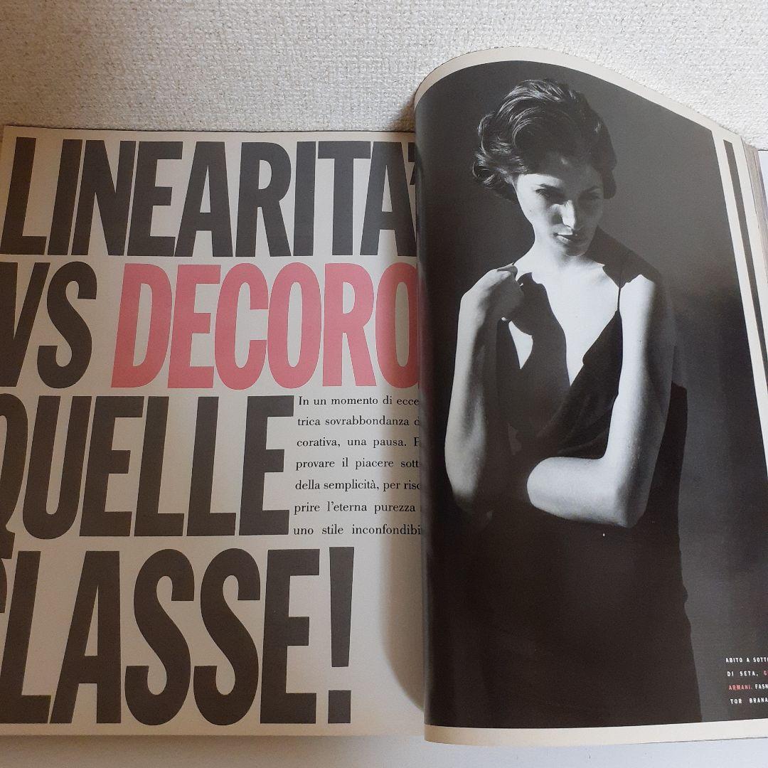 レア！vogue italia 1991 海外雑誌 スーパーモデル