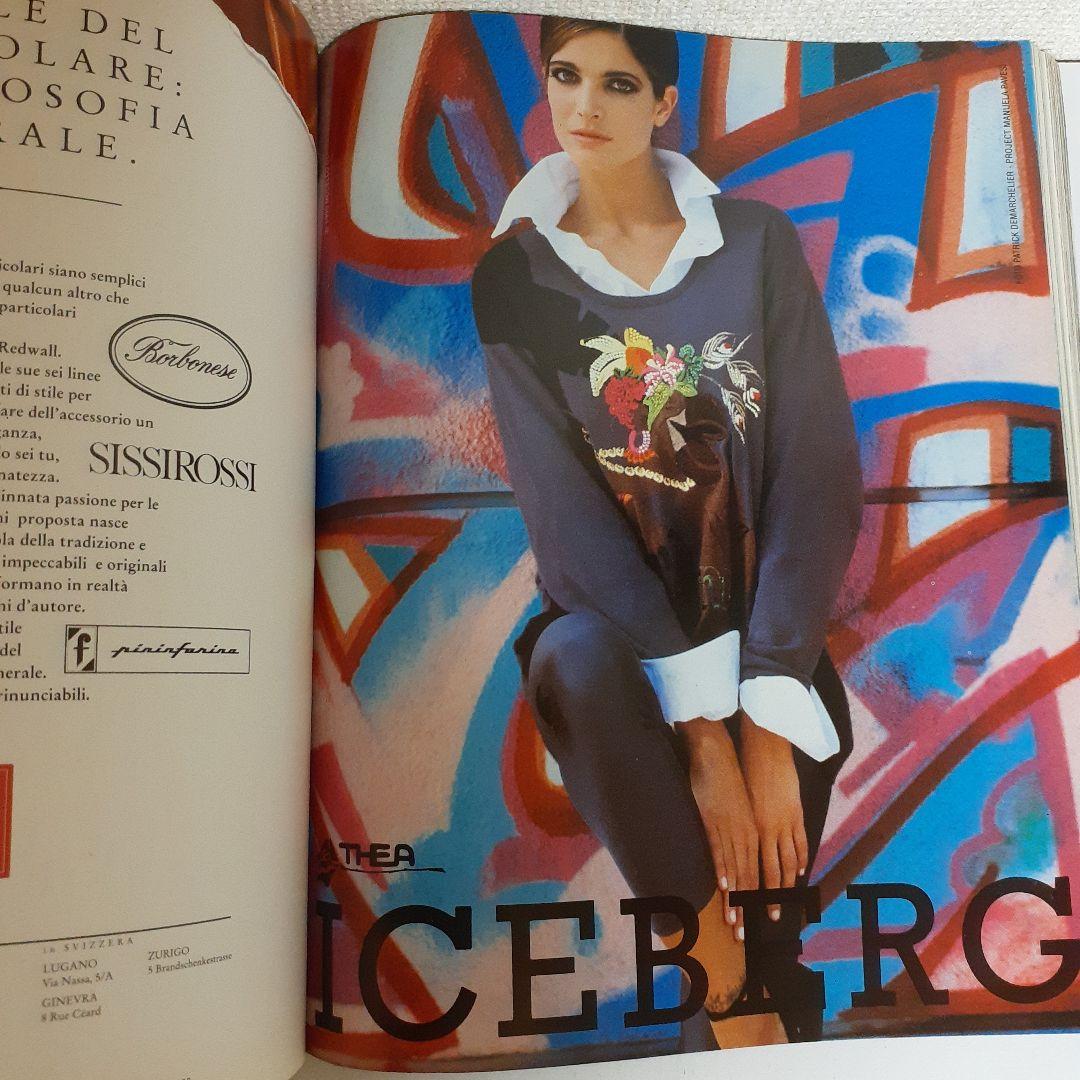 レア！vogue italia 1991 海外雑誌 スーパーモデル