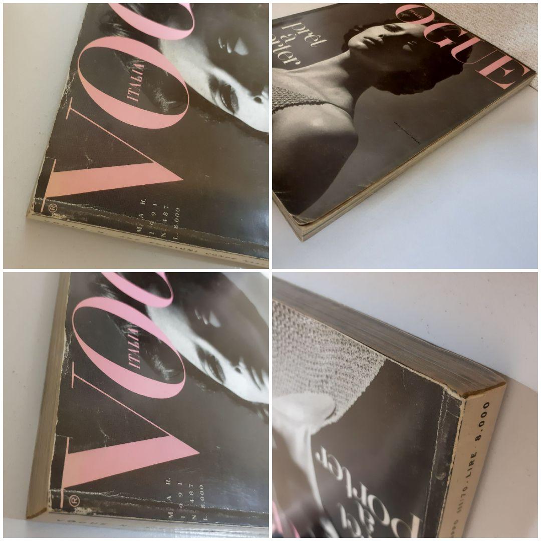 レア！vogue italia 1991 海外雑誌 スーパーモデル