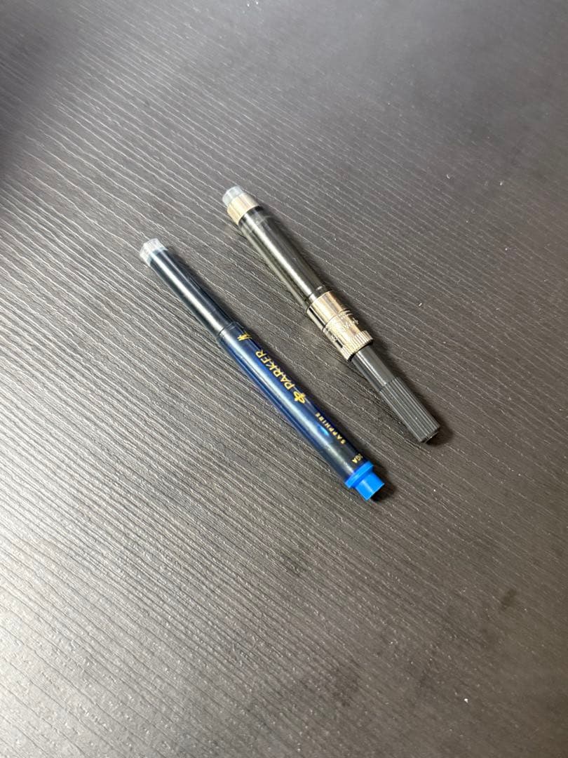 【美品】Parker パーカー DUOFOLD デュオフォールド 万年筆 パール
