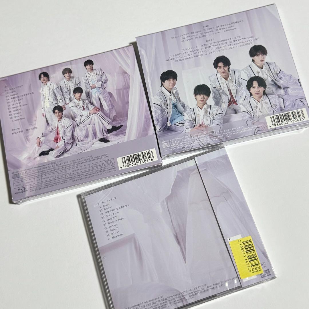 【新品未開封】M!LK Jewel 初回限定A.B 通常盤 3形態セット
