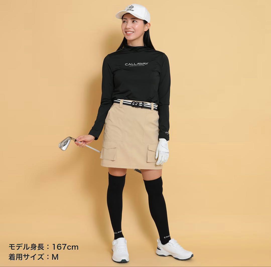 新品未使用 キャロウェイ デジタル風モックネック長袖カットソー