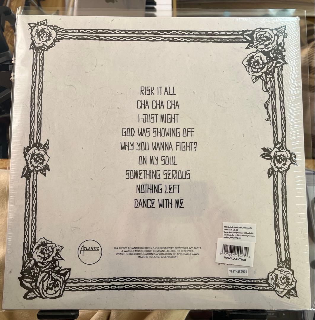 レッド盤LP ブルーノマーズ Bruno Mars/The Romantic