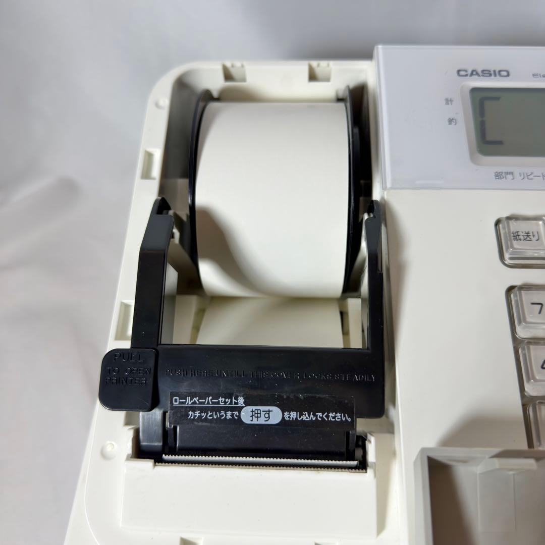 CASIO SE-G2-WE 電子レジスター 鍵付