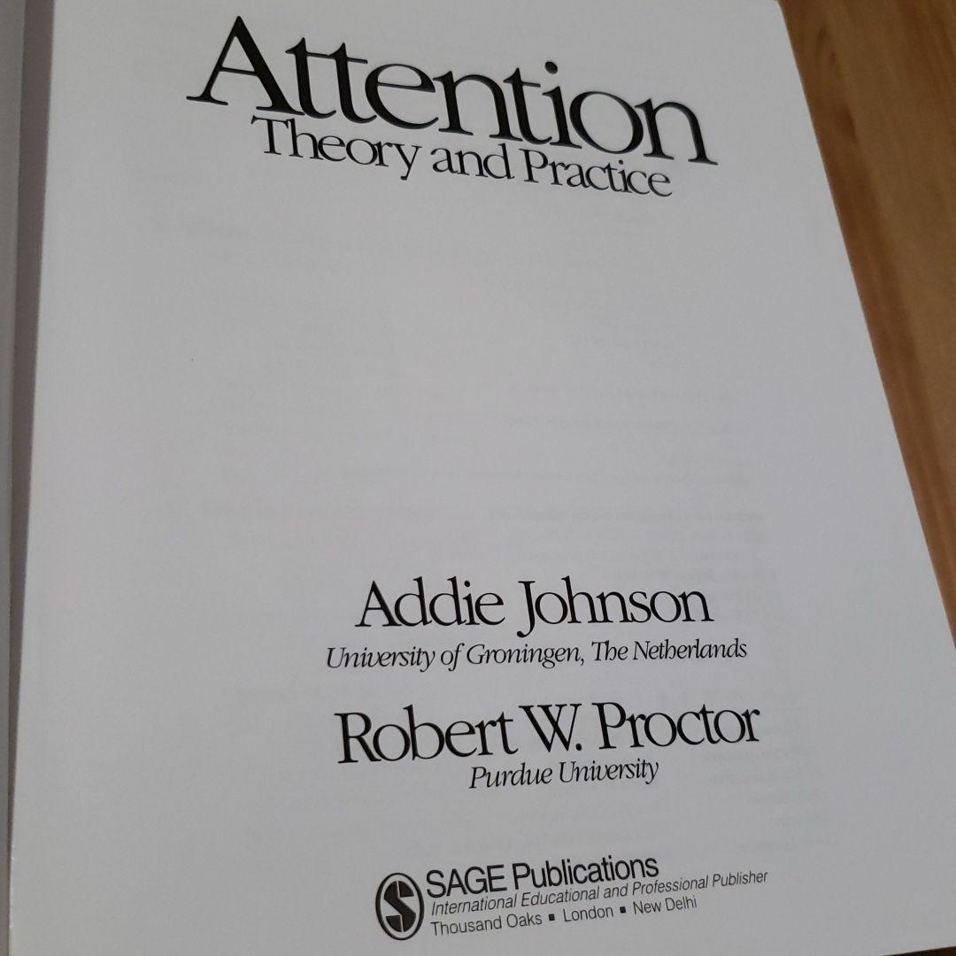 語学・辞書・学習参考書 Attention: Theory and Practice