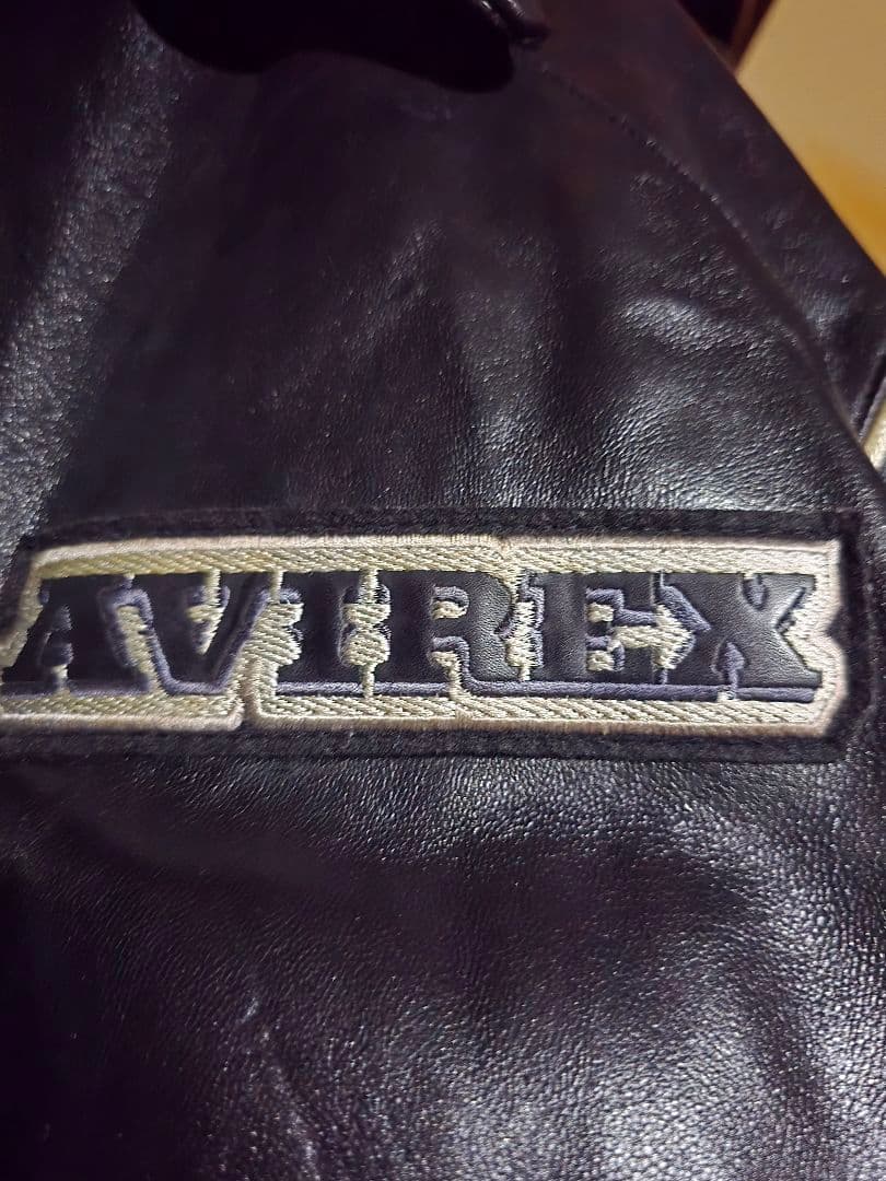 AVIREX レザージャケット 黒