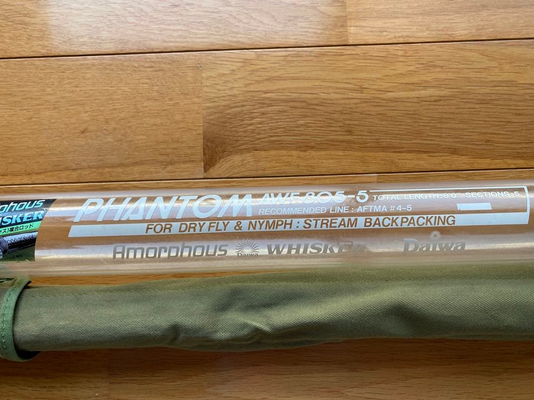 DAIWA PHANTOM AWF８０５ー５　#４ー５　ドライ&ニンフ　ケース付