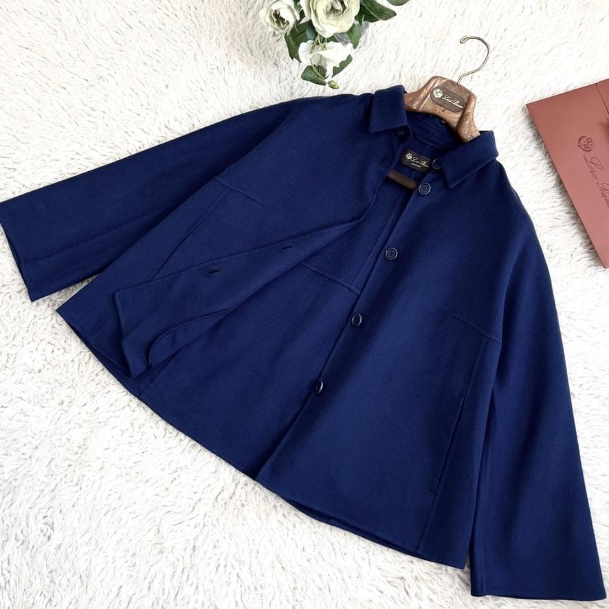 極美品★LOROPIANA★カシミヤ★レザー★ダブルフェイス★ジャケット★コート