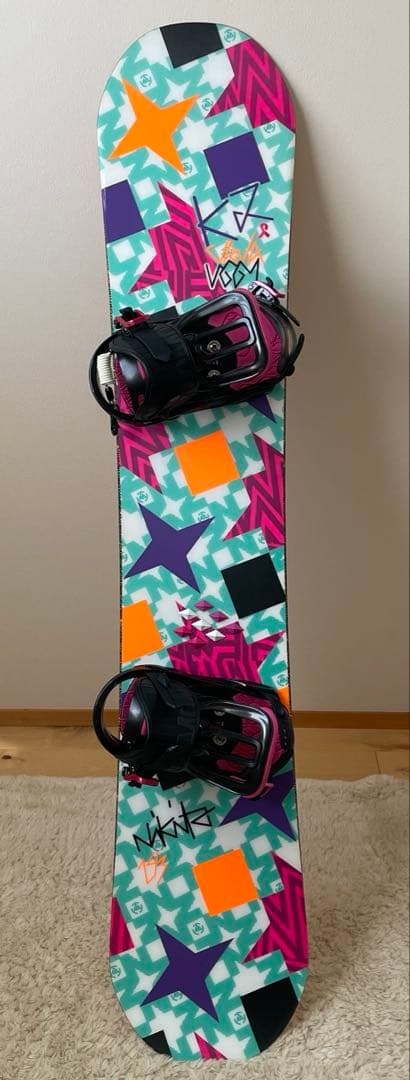 K2 VAVAVOOM NIKITA スノーボードセット143cm サロモン