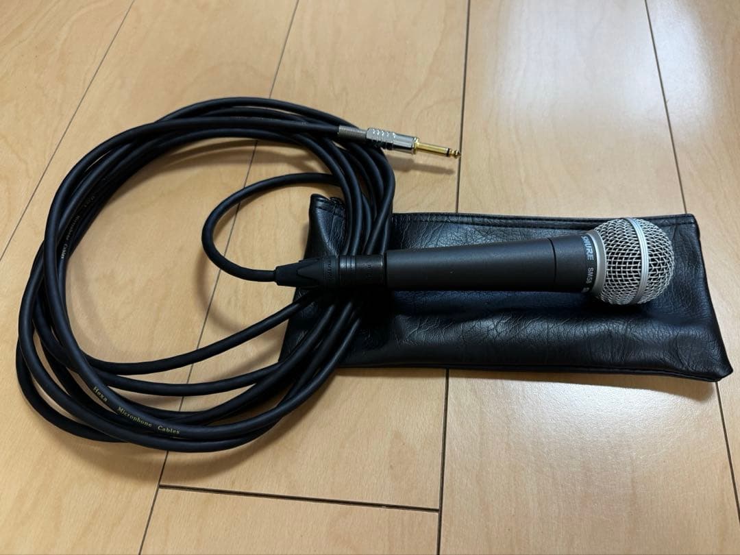 ★中村★ SHURE SM58 ダイナミックマイク＋ケーブル
