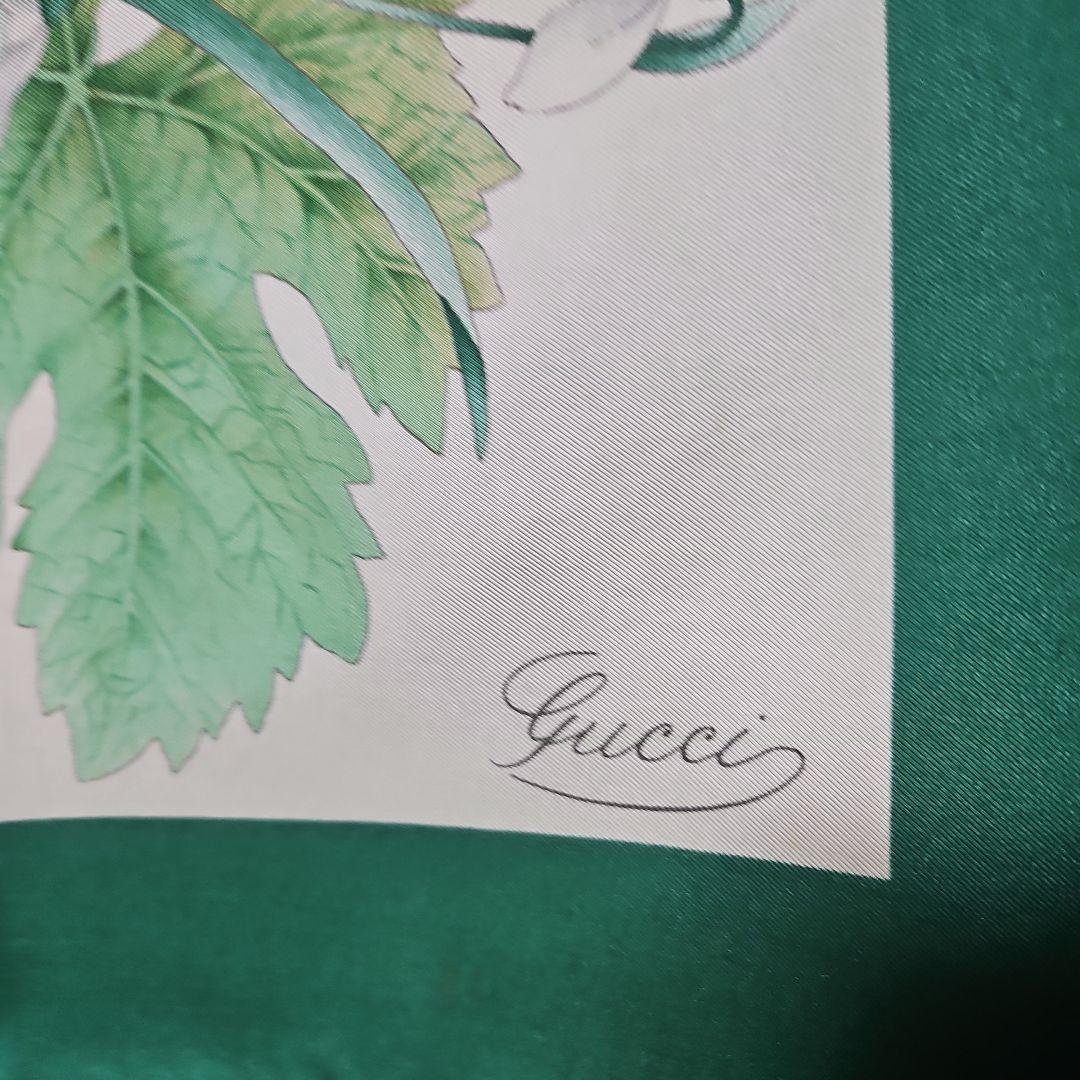 マロン３ GUCCIグッチ大判スカーフ