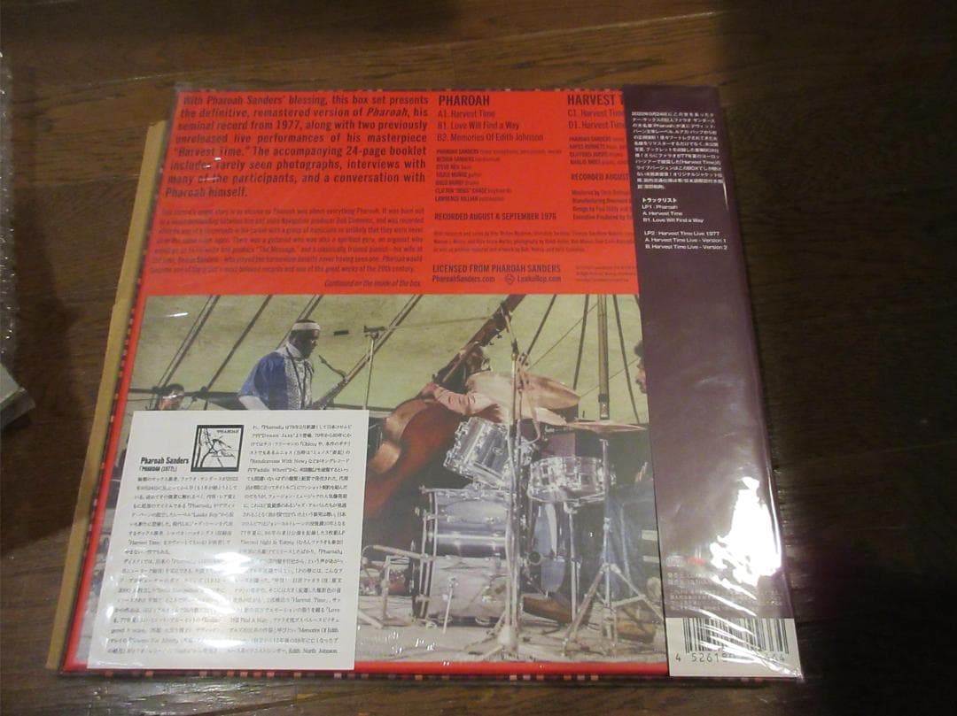 新品LP2枚組 日本盤 PHAROAH SANDERS Pharoah