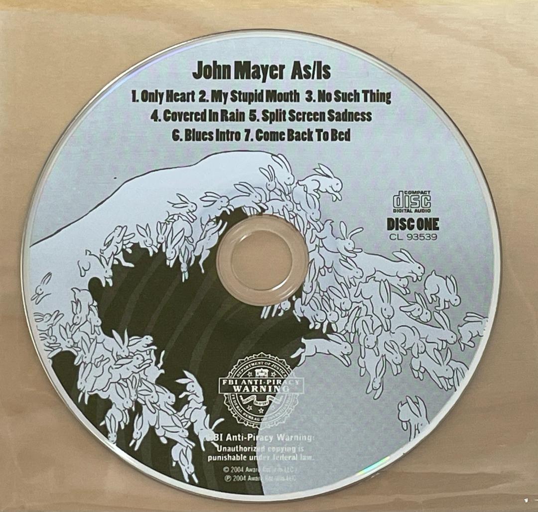 as/is ジョン・メイヤー John Mayer ライヴ 輸入盤