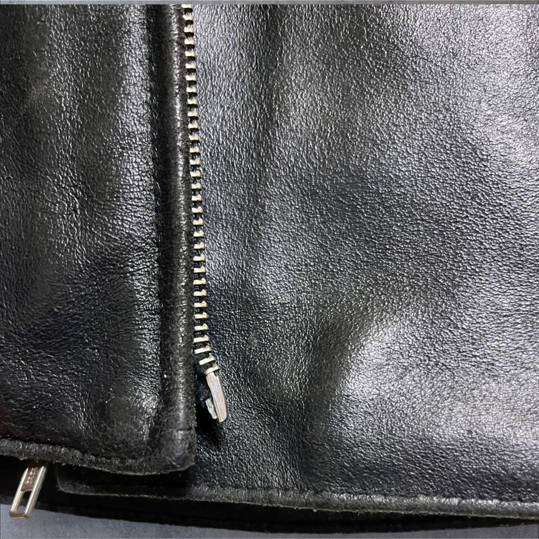 GAP BLUE JEANS レザージャケット 本革 ブラック 短丈 S