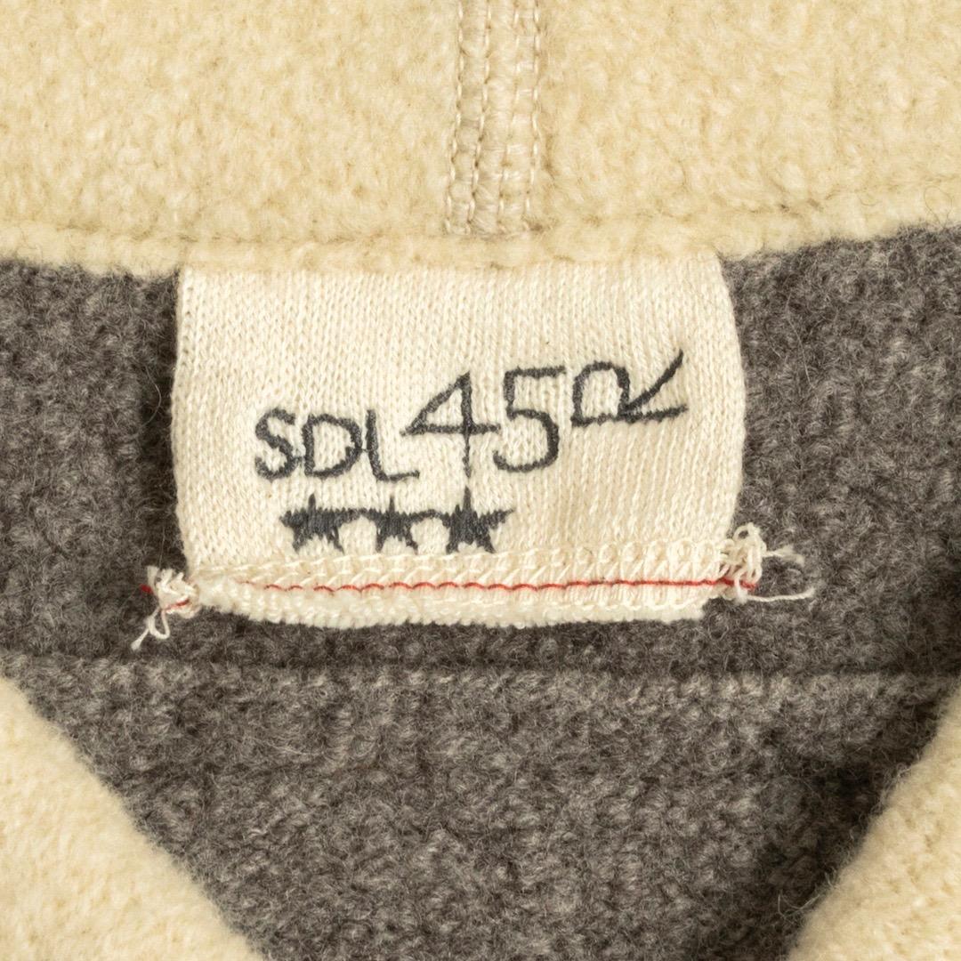 45R フォーティファイブアール USモー縮絨の908ベスト 3 ウール ジレ