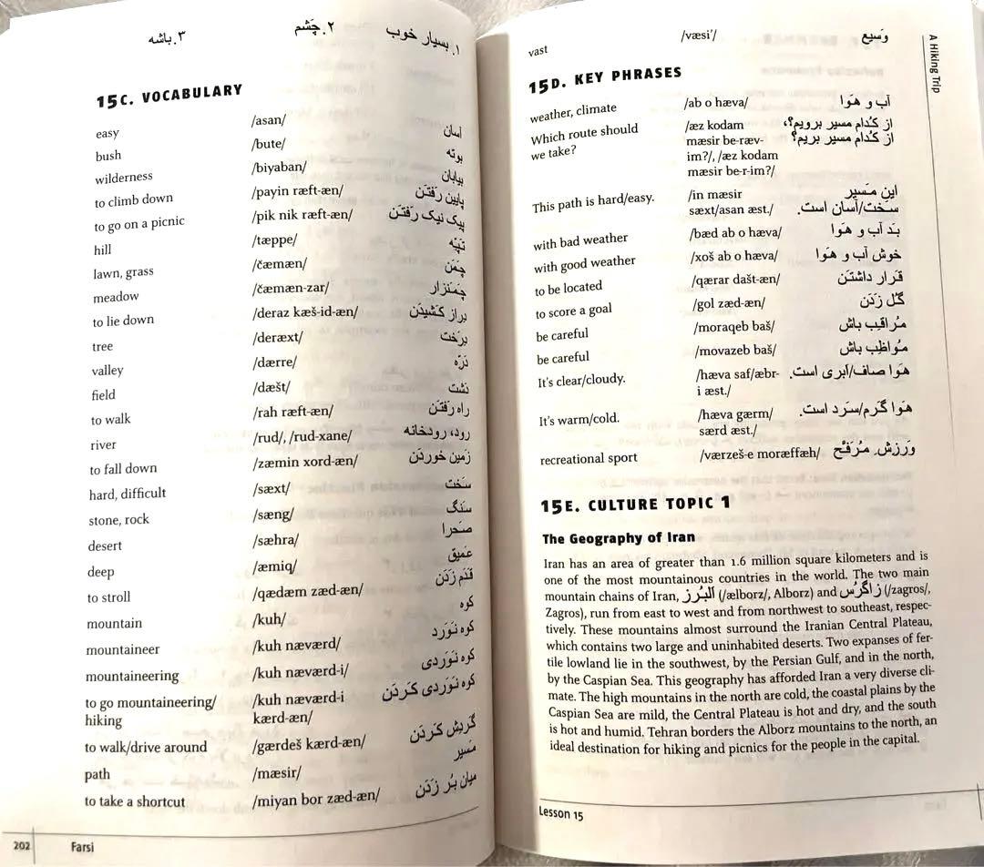 洋書 Farsi  complete course for beginners 6cd