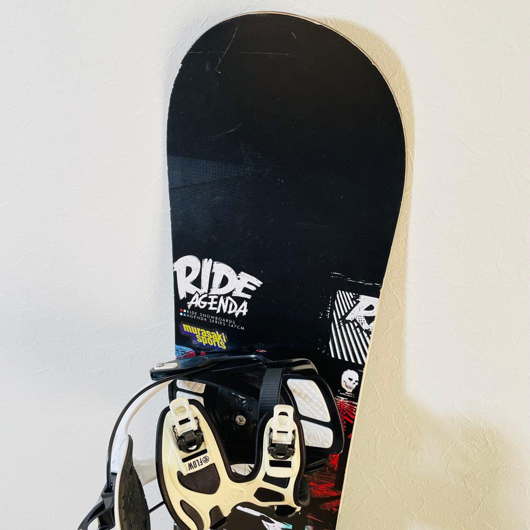 RIDE AGENDA 147cm FLOW ALPHA Lサイズ スノーボード