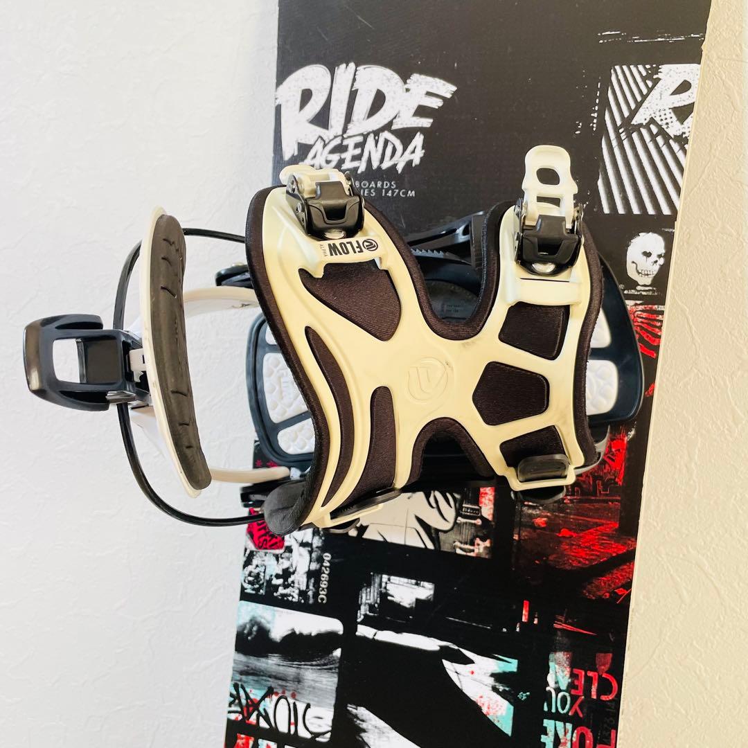 RIDE AGENDA 147cm FLOW ALPHA Lサイズ スノーボード