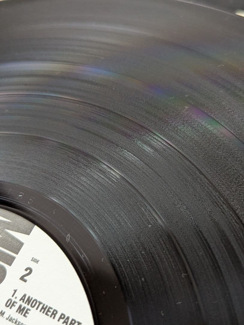 マイケル・ジャクソン バッド　BAD LP レコード 国内版