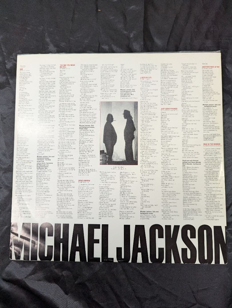 マイケル・ジャクソン バッド　BAD LP レコード 国内版