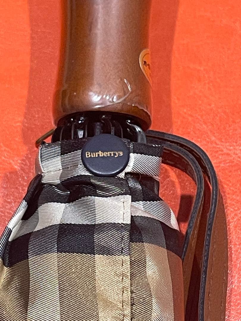 【未使用】BURBERRY バーバリー ノバチェック 折りたたみ傘 チェック柄