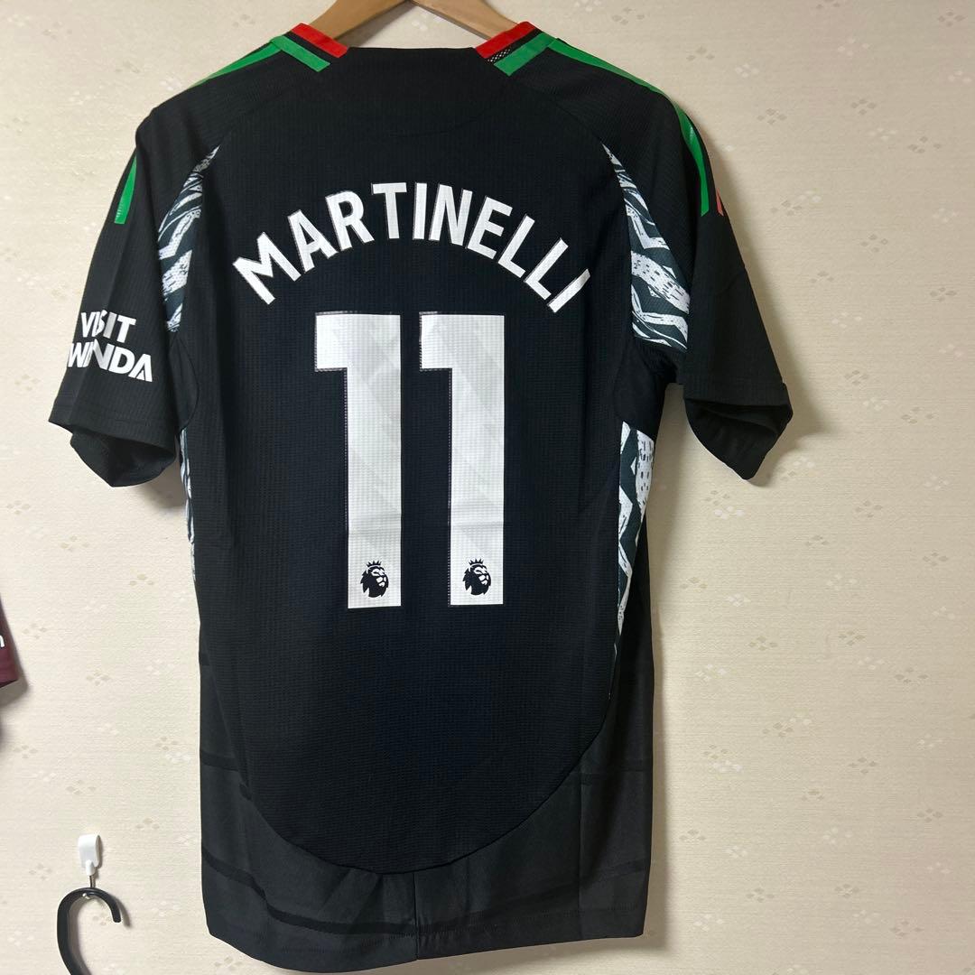 【オーセンティック】 アーセナル 24/25アウェイユニフォーム マルティネッリ