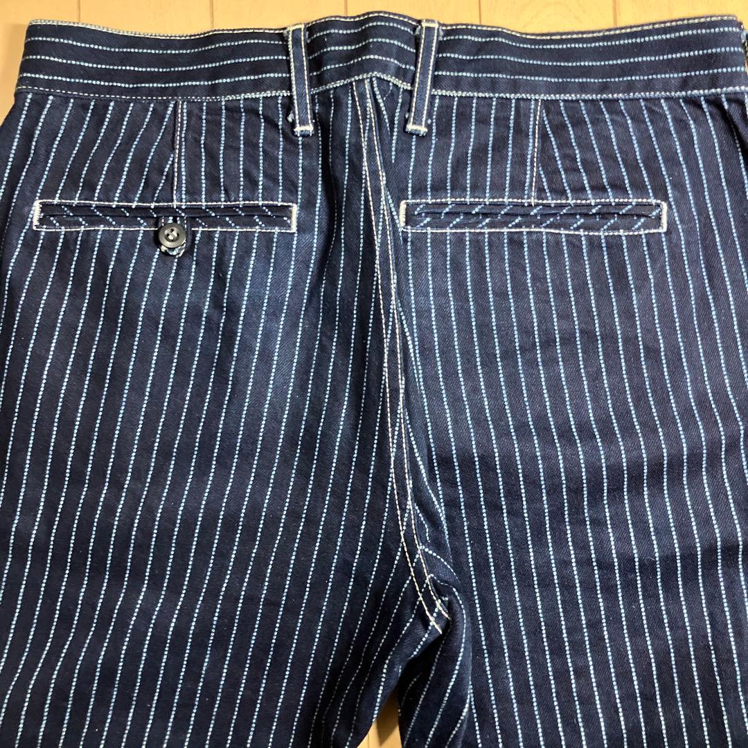 ETERNAL ウォバッシュ ストライプ トラウザーパンツ 美品　イレギュラー品