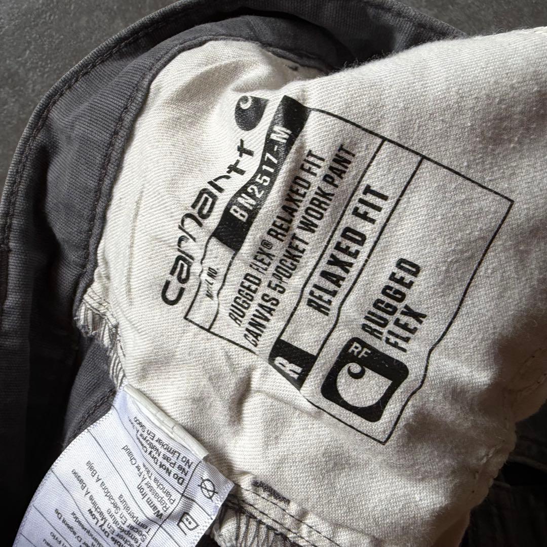 Carhartt RELAXED FIT ワークパンツ グレー W30 L32