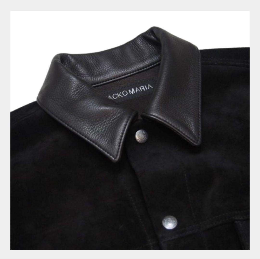美品 WACKO MARIA スエードトラッカー M ブラック