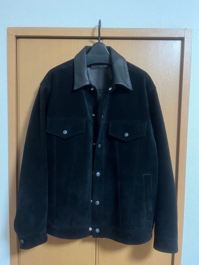 美品 WACKO MARIA スエードトラッカー M ブラック