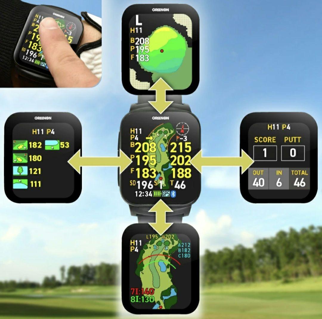 ラウンド用品・アクセサリー GREENON THE GOLF WATCH GS501