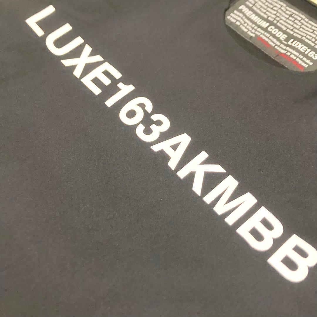 LUXE163AKMBB ナイロンプリオーバー　Tシャツ　ゴルフ　AKM