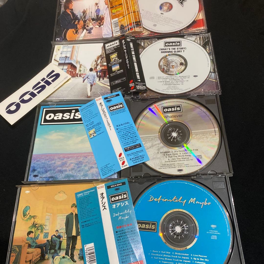 oasis オアシス 国内盤・帯付きCD 4枚セット《ステッカー付き★》正規品
