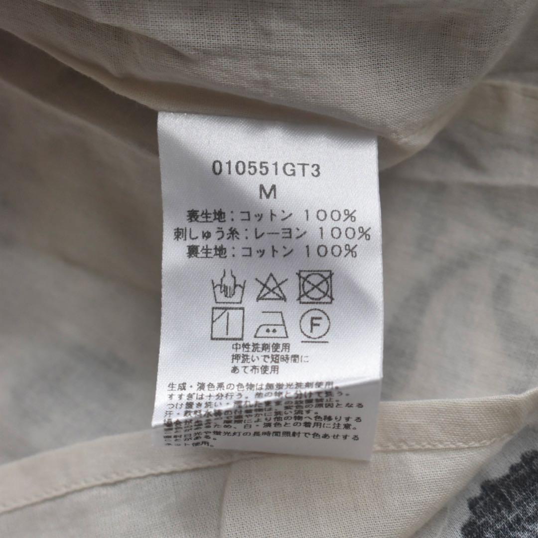 25SS完売 ヌキテパCOTTON JQD COMBI EMB刺繍 マキシワンピ